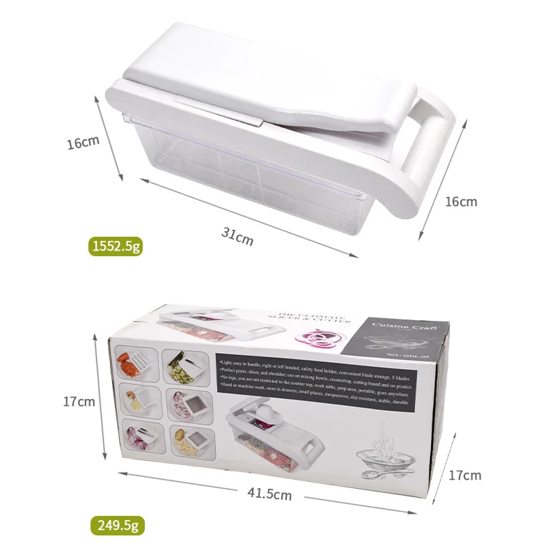 4 в 1 измельчитель овощей из нержавеющей стали кухонная Терка резак