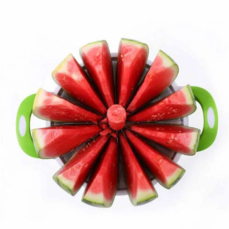 2 Size Large Watermelon Cutter Slicer Stainless Steel Fruit Perfect Corer Slicer 