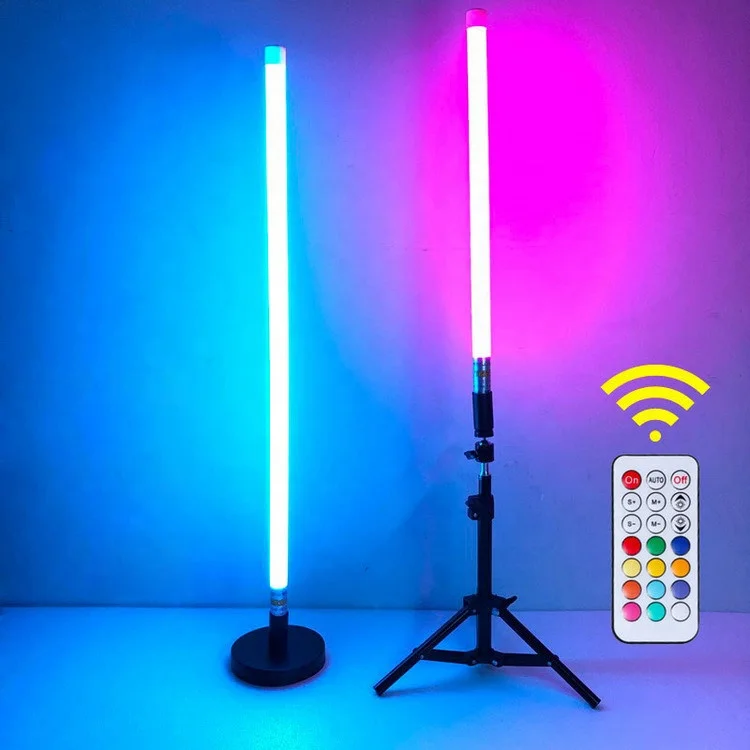 RGB Neon Light Emitting Diode Tube Light with Remote Control Fluorescent Light 4800mA