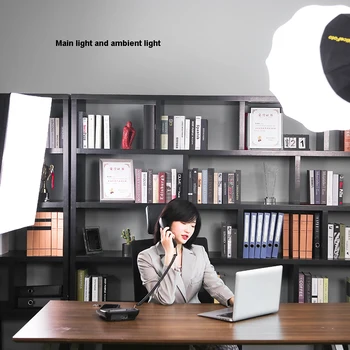 KT - HC403 100W 5600K Daylite COB LED Studio Film Video Light Kit for Live Stream detail image