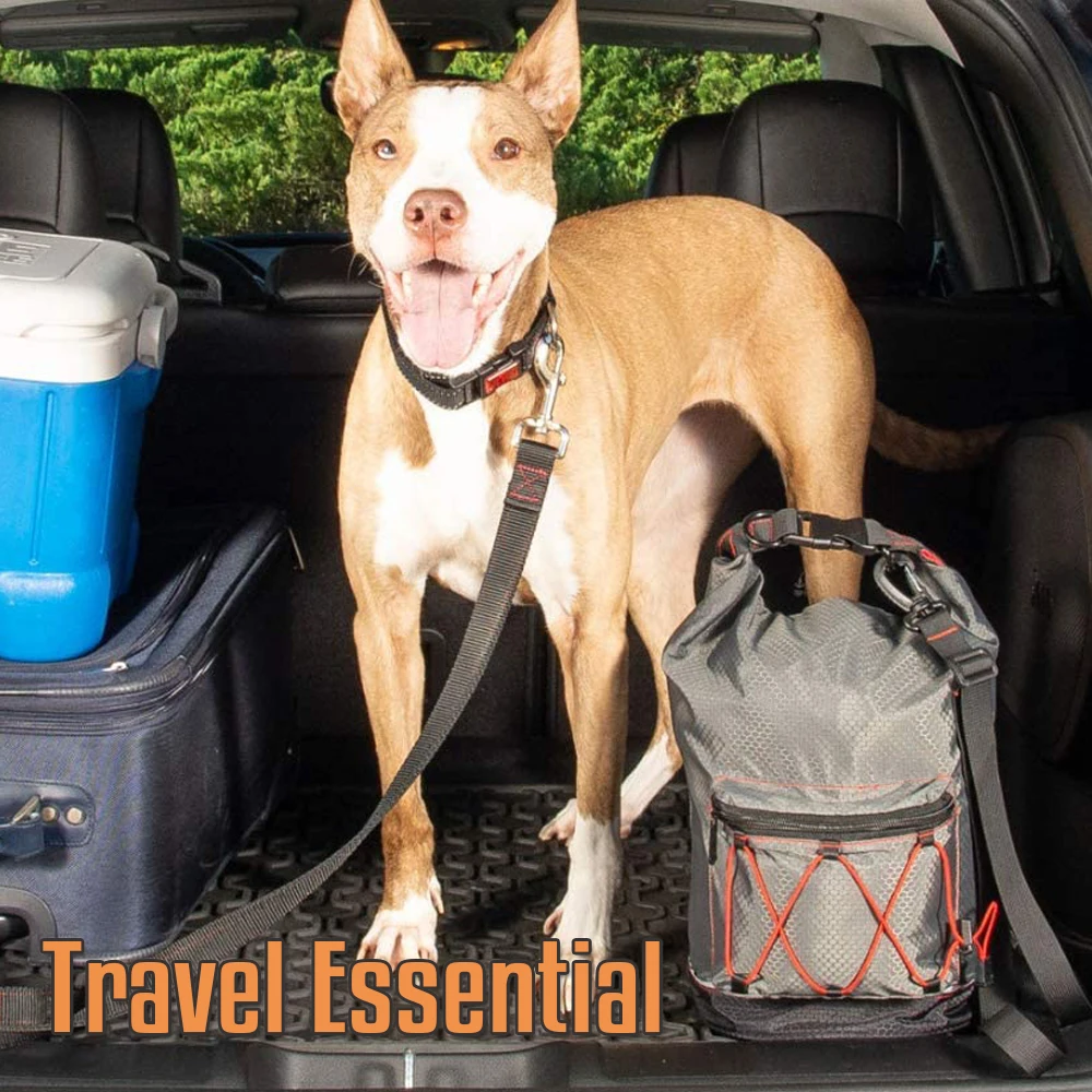 Travel Dog Food Container Portable Pet Food Travel Storage Bag Large Capacity Kibble Carrier Pet