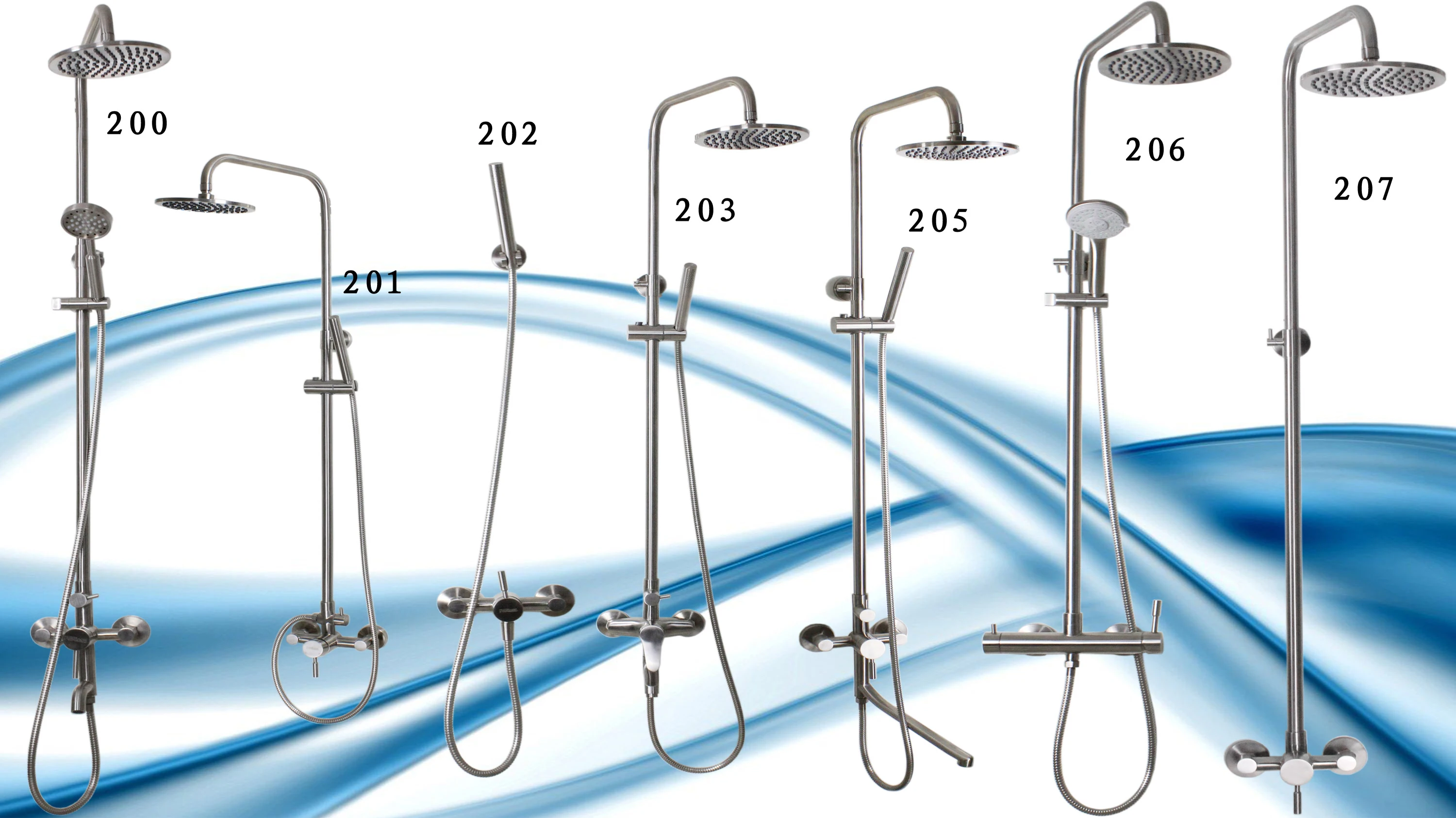 Ablinox 304 316 Stainless Steel Rain Shower Outdoor Bathroom Shower