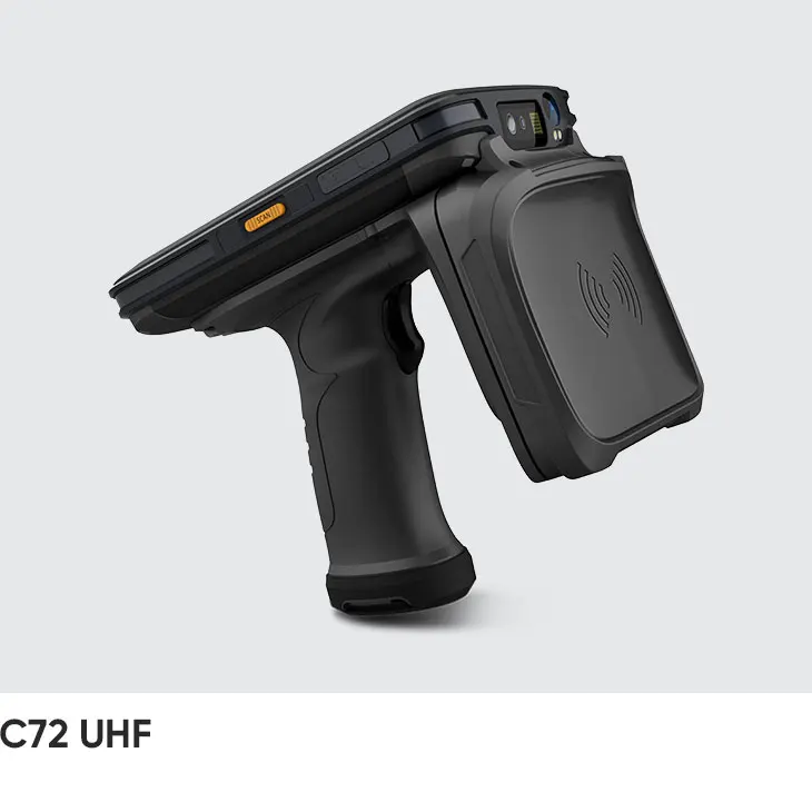 Chainway C72 Android Rugged Handheld PDA Barcode Scanner Long Range UHF RFID Reader Handheld Terminal for Warehouse Logistic
