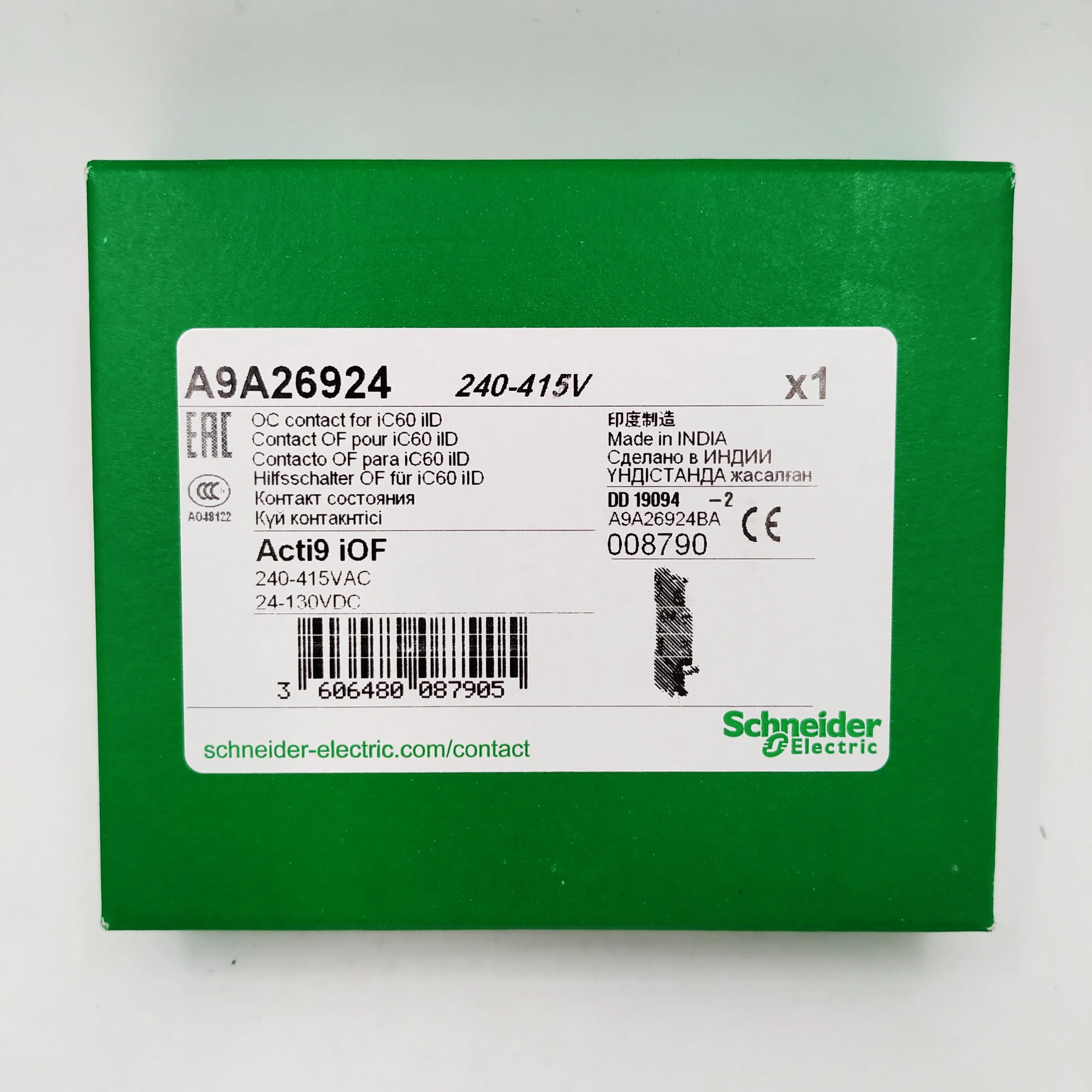 Acti 9-botón De Contacto Auxiliar-1 C/o-ac/dc A9a26924 - Buy Acti 9 ...