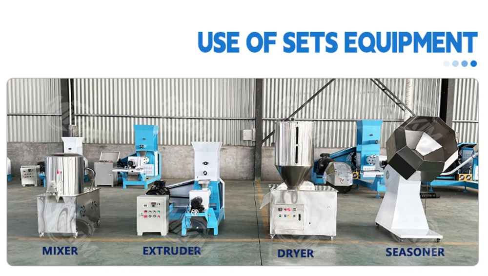 Floating Fish Feed Extruder Line Floating Fish Feed Extruder Line