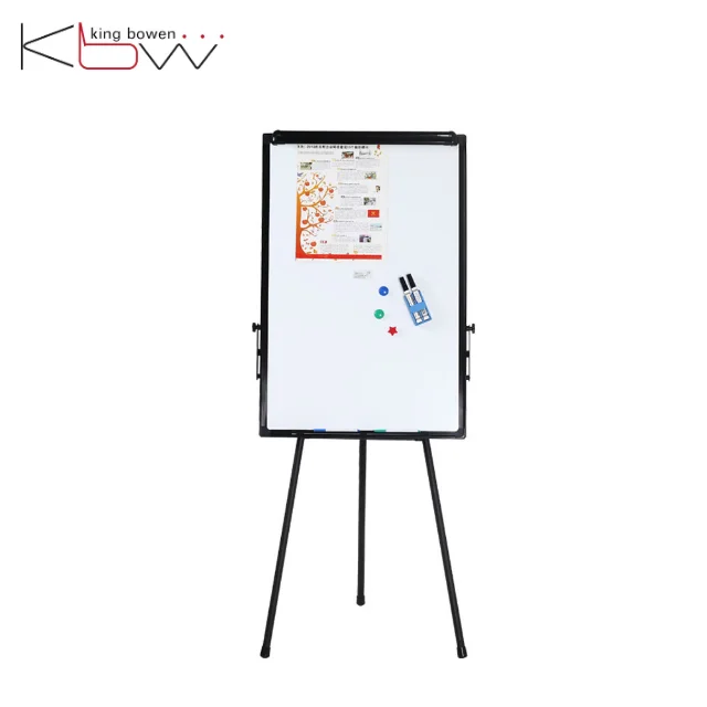 KingBowen Flip Chart Stand Whiteboard with Tripod Easel Writing Board for Office Supplier