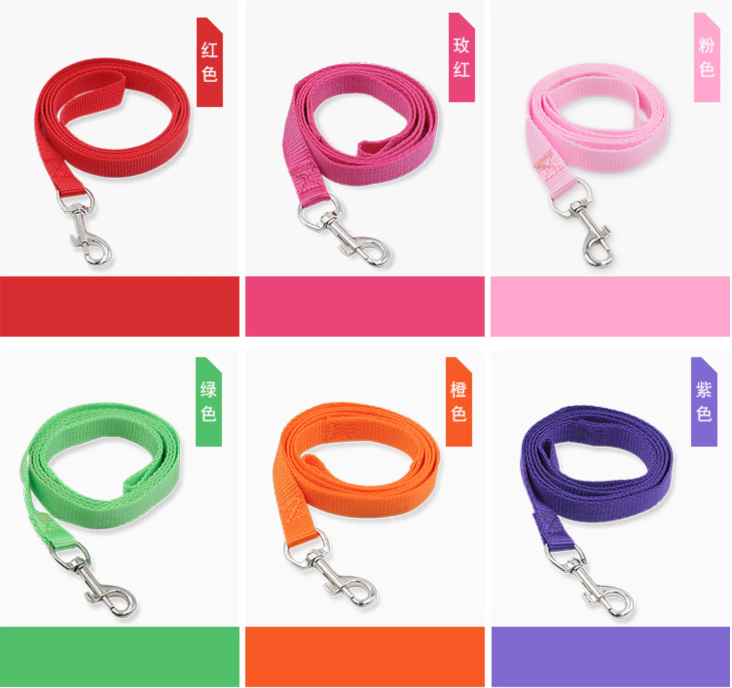 Wholesale Custom Pet Products Leash , Ultra-Comfort Waterproof Soft PVC Dog Leash with Metal Hook