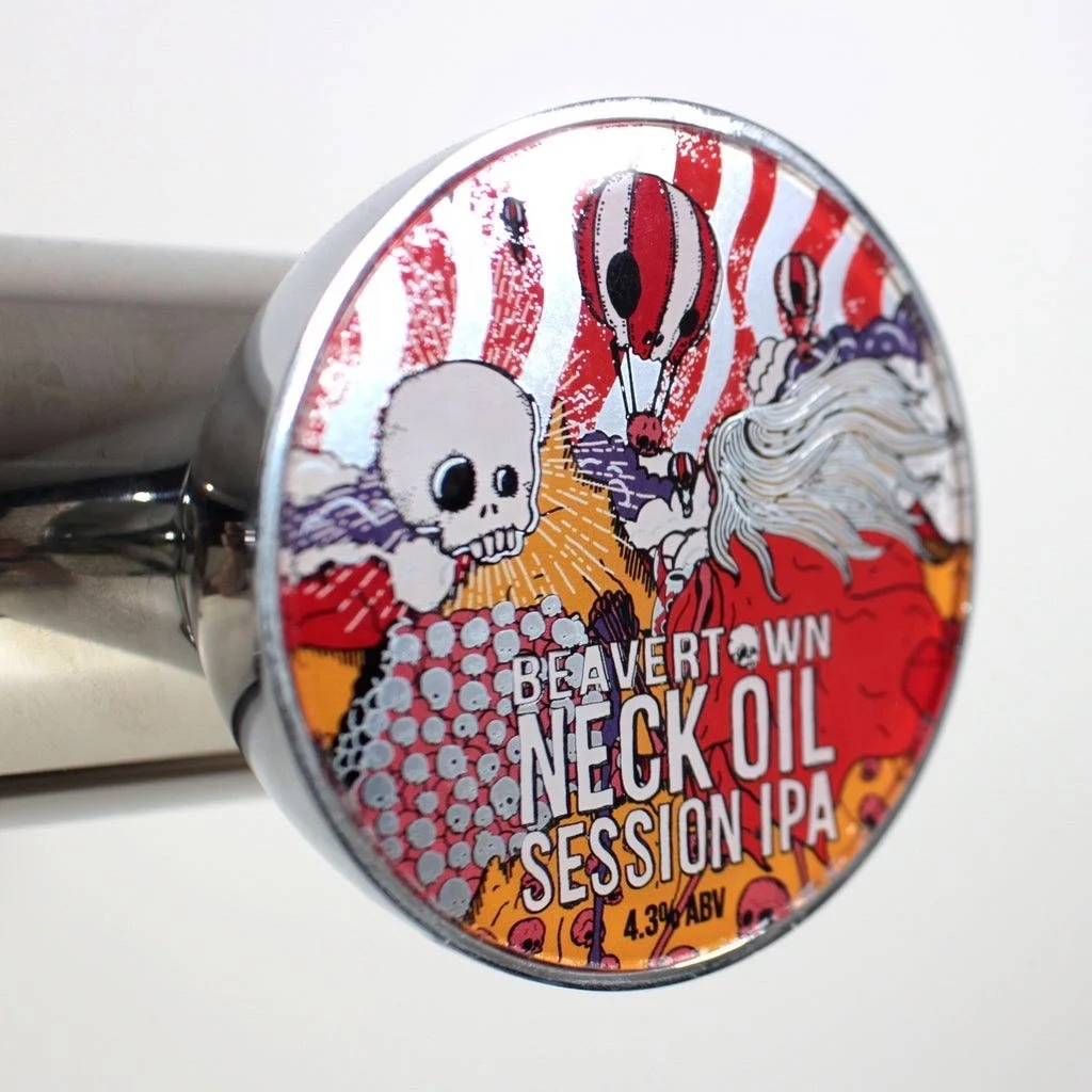 Brewery Beer LED Lens Fish Eye Tap Badges on Keg Beer Pump Top Signs Clips