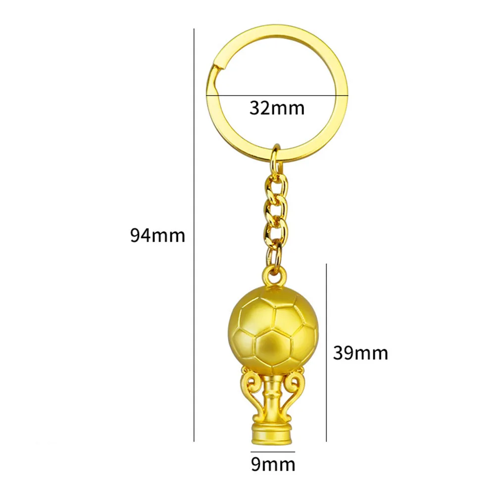 2026 FootballWorld Football Pendant Custom Top Five Leagues Carabiner Keychain Fashion Cartoon Fan Support Souvenir Gift