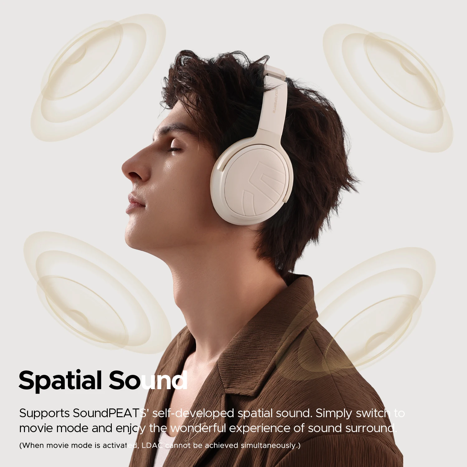 SOUNDPEATS Space Pro: LDAC Hi-Res TWS Headphones with Active Noise