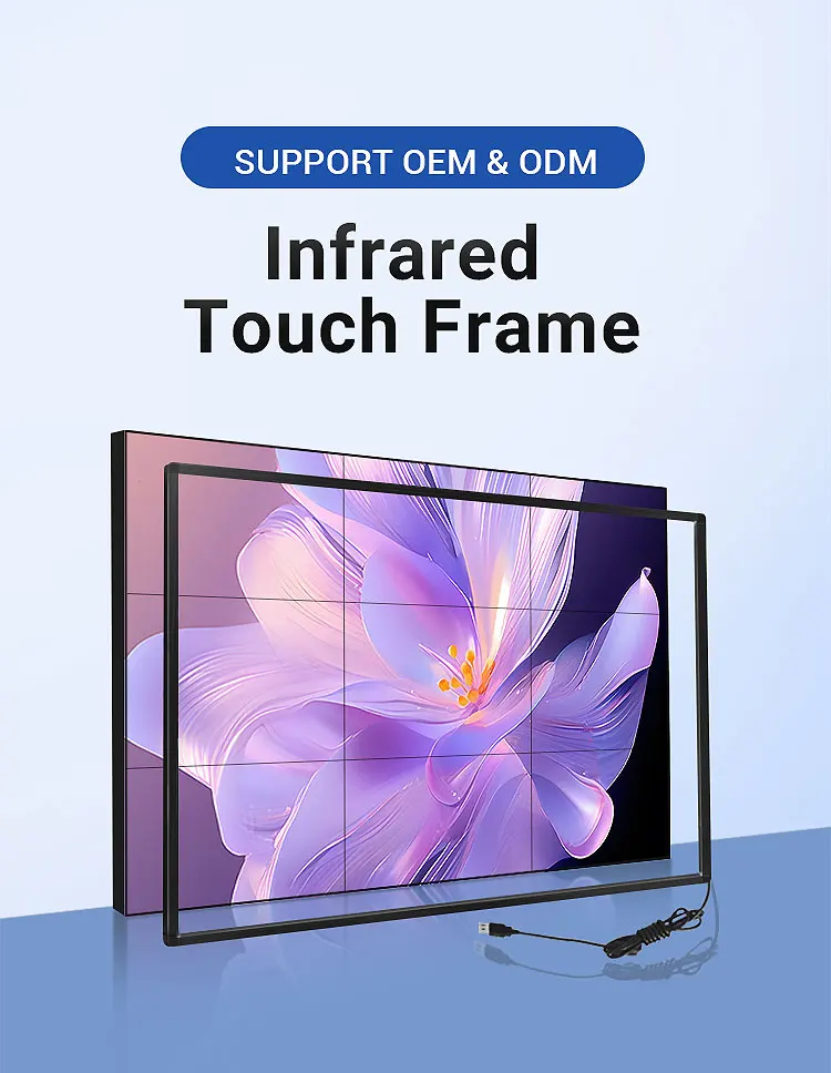 Intouch Frame 43-Inch 20-Point Multi Touch IR Touch Frame with USB Interface Smart TV ...