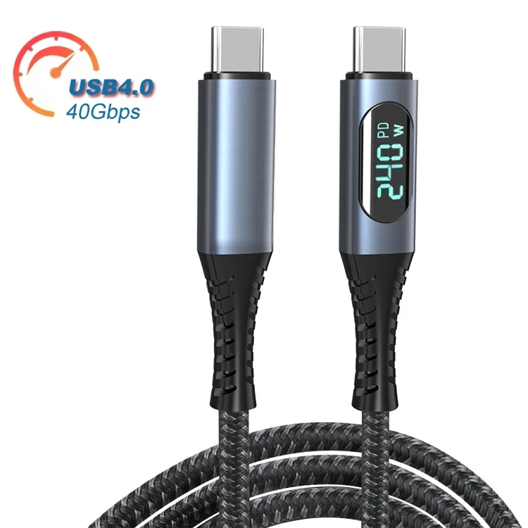 AUFU 240W adaptateur magnétique 24Pin USB4.0 Thunderbolt3 USB C à Type