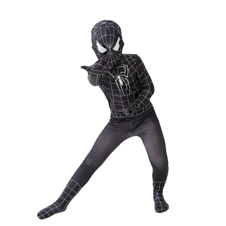 Custom Children Superhero Costume Halloween Cosplay Suit Spider Man ...