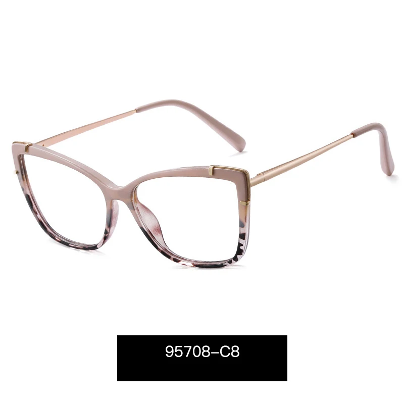 MS Marque Cat Eye Glasses - Vintage Rectangular Sunglasses