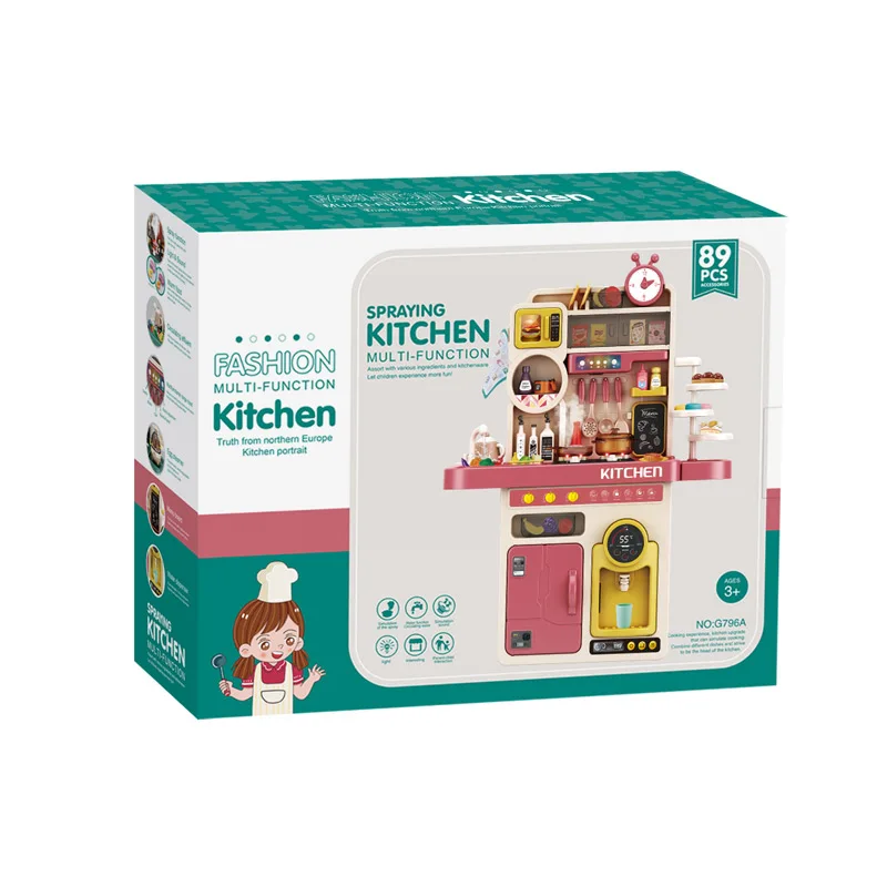 Dropship Modern Style Toy Kitchen Set For Boys& Girls 3+, Great Gift For  Christmas, Party, Birthday(Blue & Gold) to Sell Online at a Lower Price