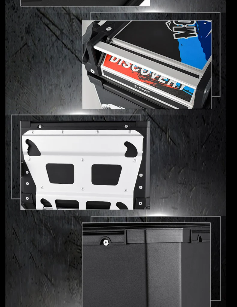 Pièces de moto de bonne qualité transporteur rack arrière support de queue  d'alimentation de l'usine de bagages en alliage aluminium Rack rack pour le  transporteur de moto Honda LC150 - Chine Pièces