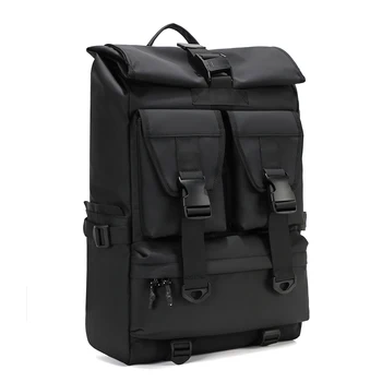 china wholesale manufacturers laptop universal bag roll top rucksack waterproof business backpack for men