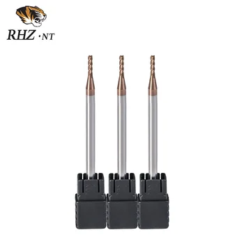 Custom X Series Economical 4-Flute Straight Shank Flat End Mill 2MM Diameter Universal Processing Cutter ALtin Coating OEM