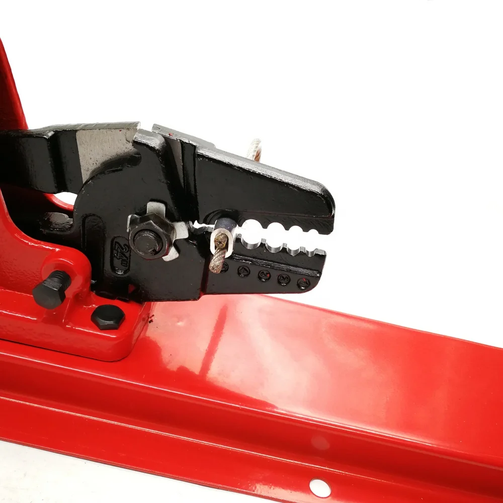 Bench Crimper Swaging Wire Rope Benching Type Max 5mm 2 in 1 Hand Crimping Tool
