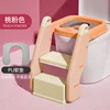 Orange pink pu cushion