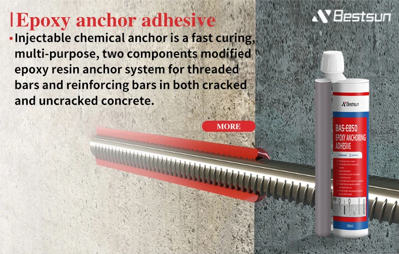 Injection Anchoring Adhesive Oem Epoxy Resin Bonded Chemical Anchor