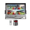 Pantalla BSD de 9 pulgadas y 4 canales con alarma