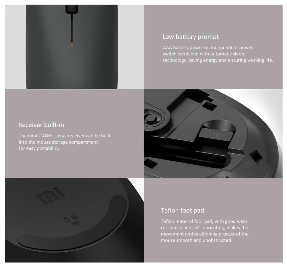 Xiaomi Computer Accessories Laptop Mouse Lite 2.4GHz Ergonomic Optical mini Portable Mouse xiaomi