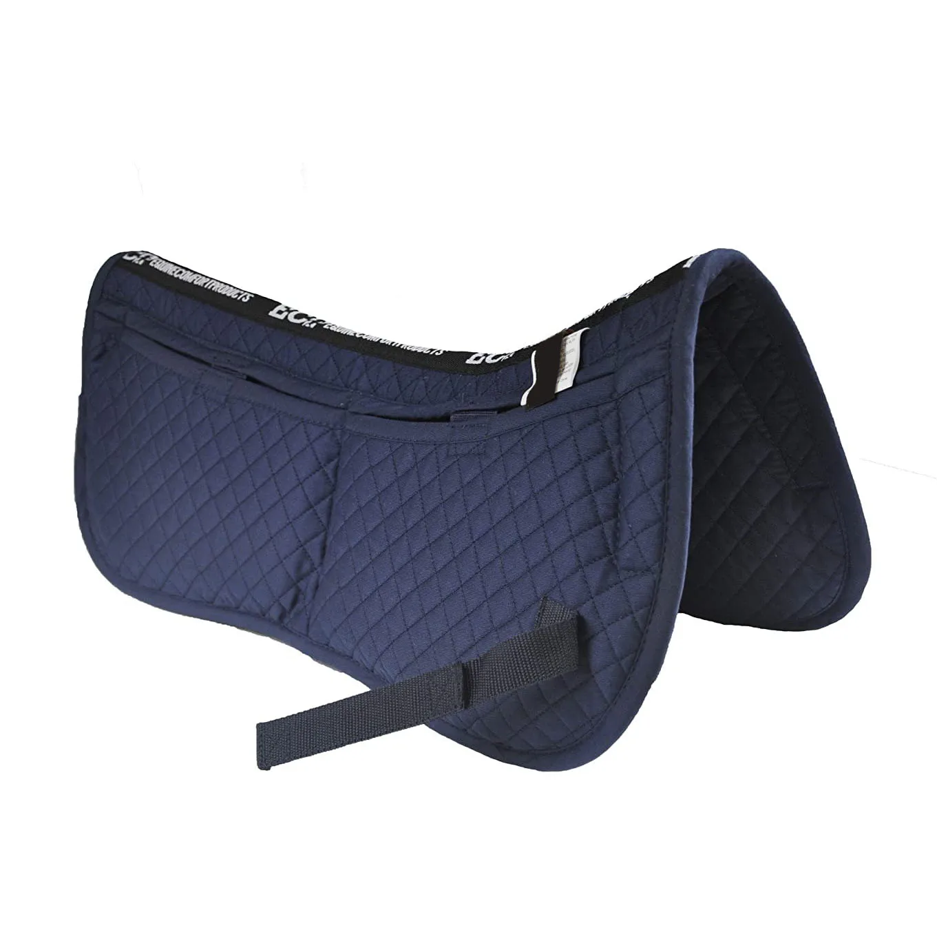 2021 OEM factory saddle pad horse custom Equine Comfort Products correction horse riding half-saddle pad