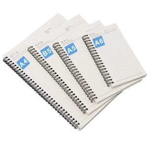 Best Price 100 Sheets PVC Cover School Writing Book Custom A6 B5 A4 A5 Spiral Notebook for Students