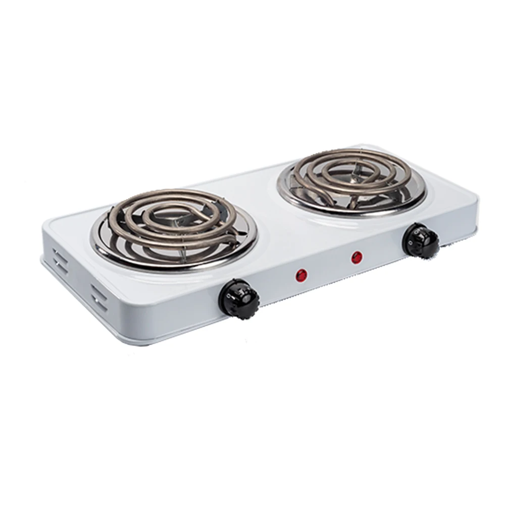 Stainless Steel Double Stove Burner Electric Stove Coil Iron Single Hot  Plates Portable Electric Stove Without Gas