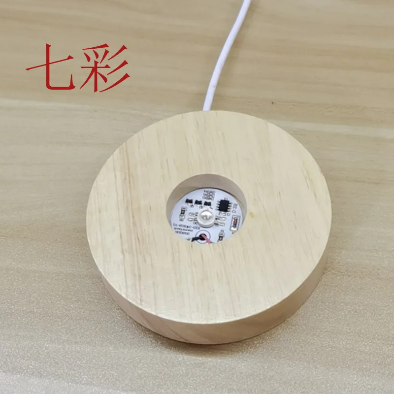 Support Pour Boule De Cristal - Base En Résine Et Bois - Pour Boules De 2,5 à 6 Cm - Décoration D'intérieur