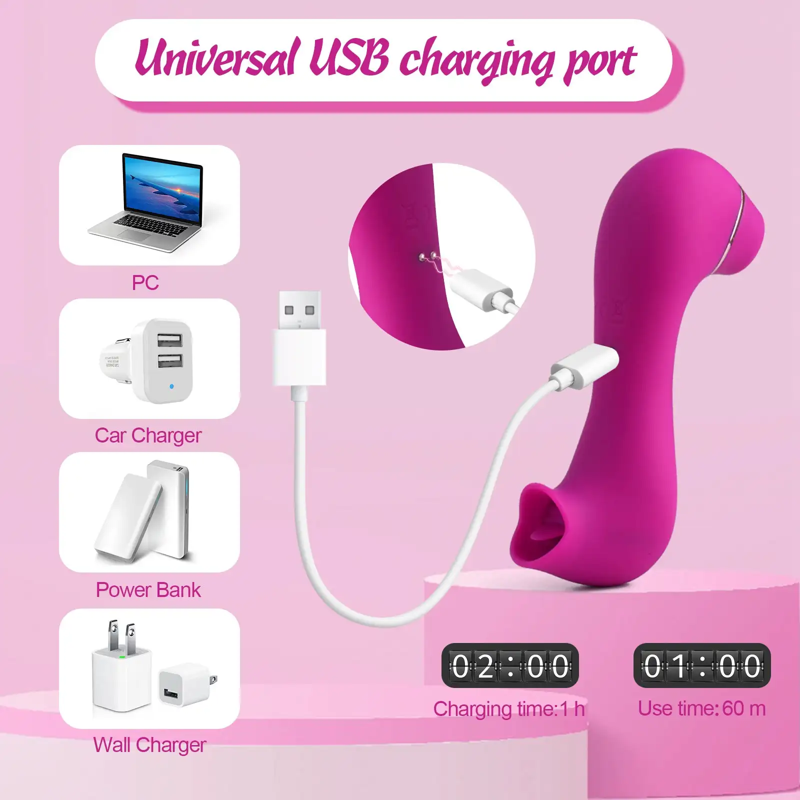 Xgen OVO Alina 9 Function Rechargeable Clitoral Vibrator main image 0