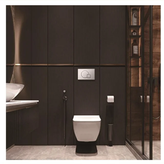 Concealed Cistern Dual Flushing Modern Style in Wall Cistern for Wall Hung Toilet