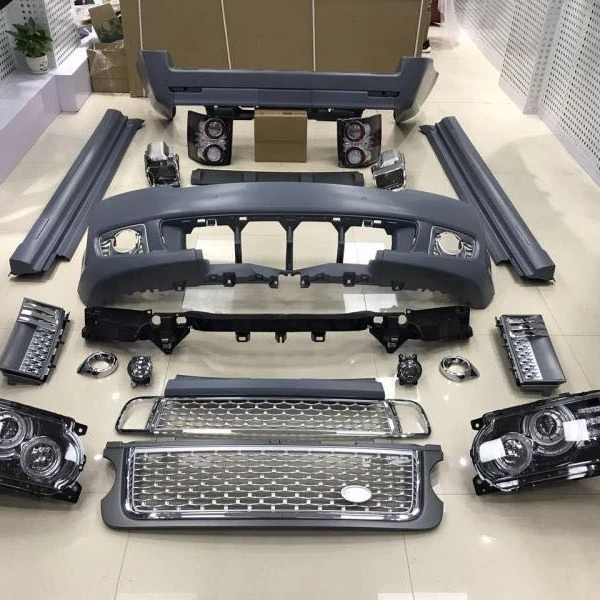 Ranger Rover Vogue Facelft Hnten Stoßstange, Rear Bumper Wess Whte