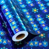 Blue-Hanukkah Lettering