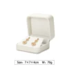 white earring box