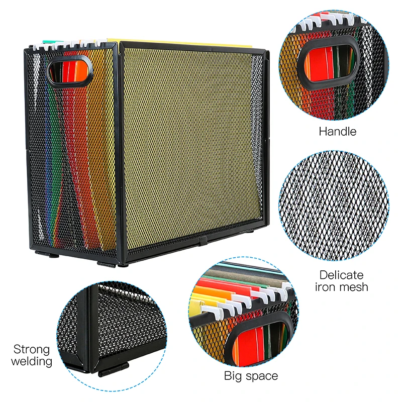 Сетчатый вертикальный держатель для файлов, Новый Съемный органайзер для документов и документов