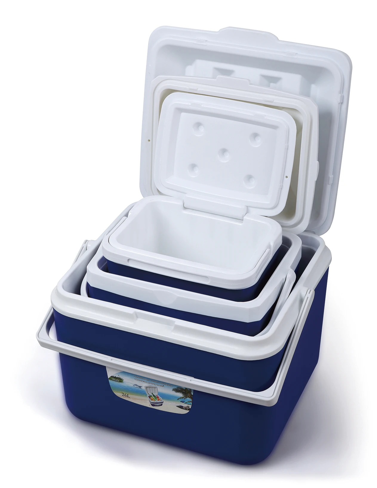 Cubix 26 Quart Ultra-Light Rotomolded Hard Cooler – 5-Day Ice Retention – Portable Ice Chest For Camping, Travel, Tailgating – 11.5 Lbs – Compact & Durable