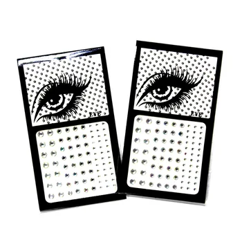 Body Eyes Chest Glitter Face Jewels Tattoo Sticker Festival Party Acrylic Self-adhesive Face Jewelry Beauty Makeup Stickers