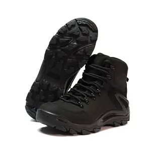 Hanagal OEM Custom Fall Hiking Shoes Men Waterproof Outdoor Warm Non Slip Ankle Trekking Boots Male