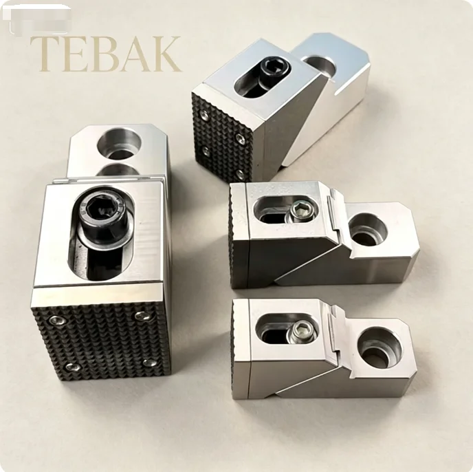 TEBAK CNC Machining Flat End Frog Clamp M6-M16 Metal Workholding Fixture Wholesale Side Bench Vise Fixing Clamp