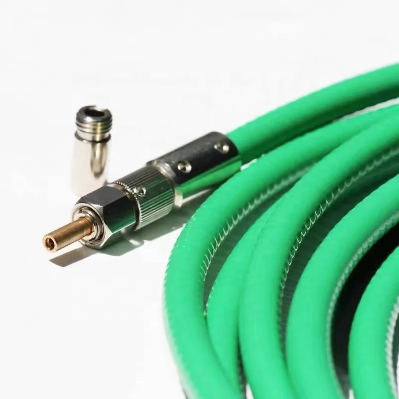 D80 Fiber Optic Cable with 200μm to 800μm Core Diameters Featuring Sapphire and Air Gap Protection and Precisely Polished D80 Fiber Connectors