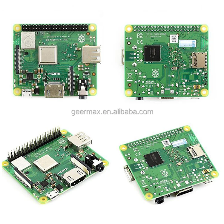 Raspberry Pi 3 Model A+ Plus Quad-core SoC BCM2837B0 A53 1.4GHz 64-bit ...