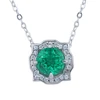 infinity emerald pendant