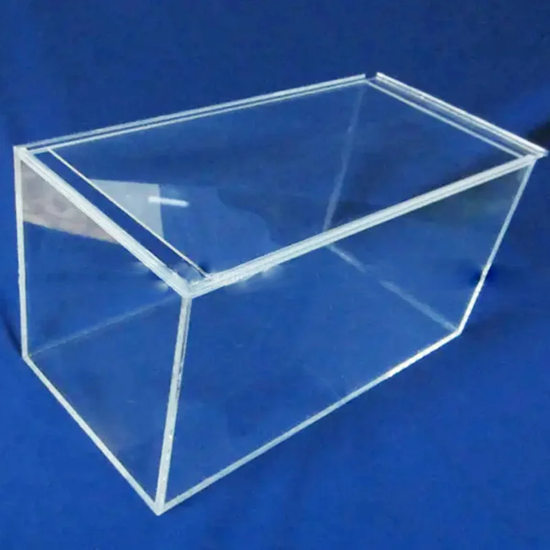 Transparent ( Clear ) Acrylic Slide Box, Size: 6 Inch X 6 Inch