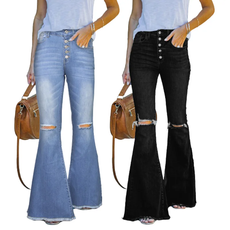 cut off bell bottoms