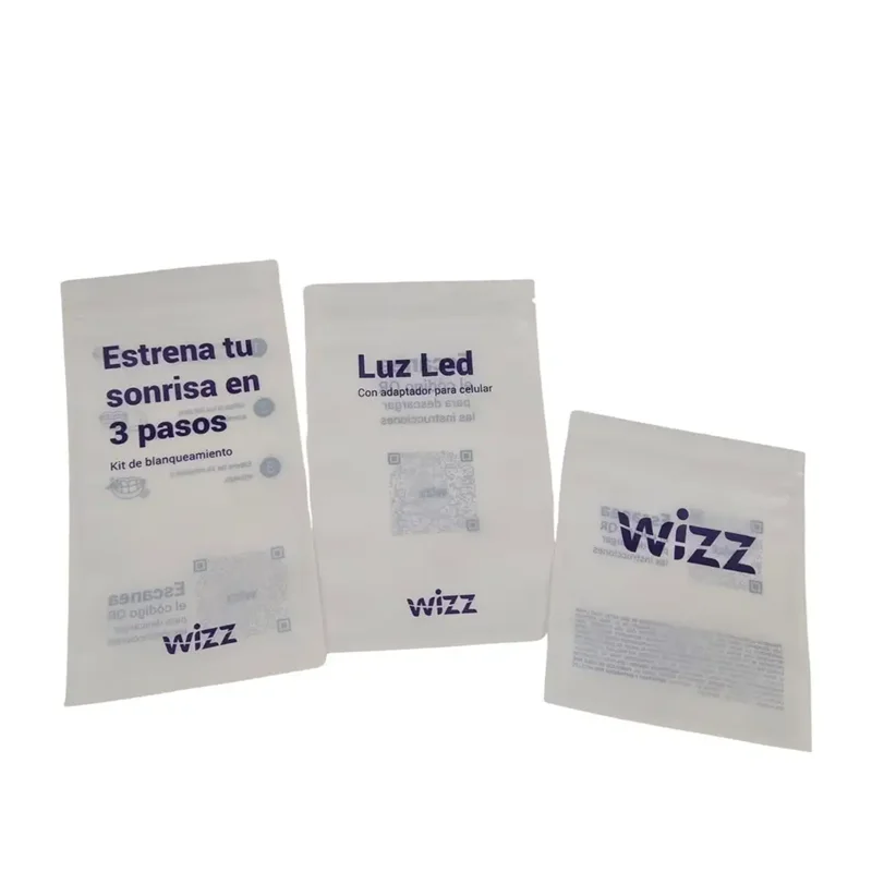 Matte Black Small Reusable Ziplock Packaging Bags For Clear Invisible Aligners Bag Orthodontic Remover Packing Bags
