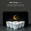 Set di 6-blu