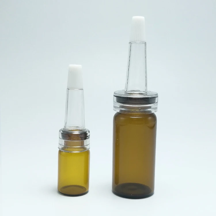 5ml 10ml 15ml Penicillin Glass Vial Bottle for Medicine Pharmaceutical Use with Soft PVC Dropper