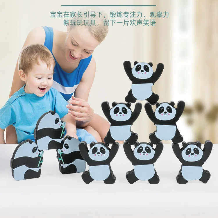 Juego de bloques de construcción interactivo para padres e hijos